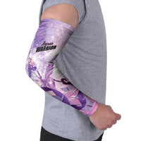 Personalized Polynesian Lupus Awareness Arm Sleeves Butterfly Hologram Lupus Warrior
