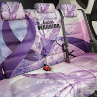 Polynesian Lupus Awareness Back Car Seat Cover Butterfly Hologram Lupus Warrior LT01 - Polynesian Pride