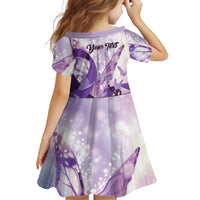 Personalized Polynesian Lupus Awareness Family Matching Tank Maxi Dress and Hawaiian Shirt Butterfly Hologram Lupus Warrior LT01 - Polynesian Pride