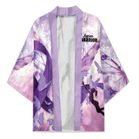 Personalized Polynesian Lupus Awareness Kimono Butterfly Hologram Lupus Warrior