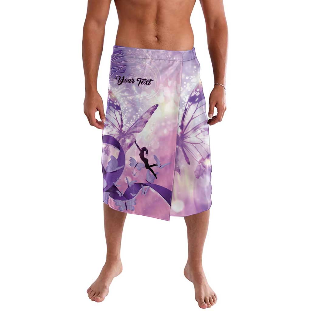 Personalized Polynesian Lupus Awareness Lavalava Butterfly Hologram Lupus Warrior