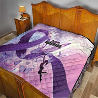 Polynesian Lupus Awareness Quilt Butterfly Hologram Lupus Warrior
