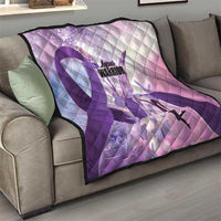 Polynesian Lupus Awareness Quilt Butterfly Hologram Lupus Warrior