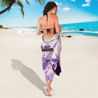 Polynesian Lupus Awareness Sarong Butterfly Hologram Lupus Warrior