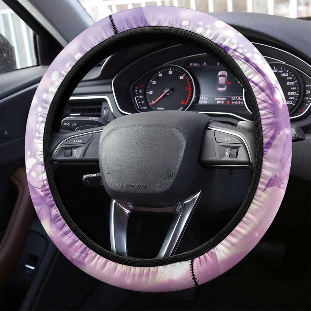 Polynesian Lupus Awareness Steering Wheel Cover Butterfly Hologram Lupus Warrior