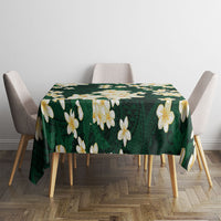 Hawaii Hibiscus Plumeria Green Tablecloth Polynesian Pattern LT01 - Polynesian Pride