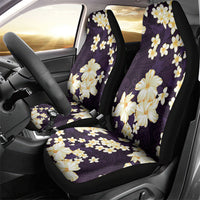 Hawaii Hibiscus Plumeria Purple Car Seat Cover Polynesian Pattern LT01 - Polynesian Pride