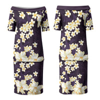 Hawaii Hibiscus Plumeria Purple Couples Matching Puletasi and Hawaiian Shirt Polynesian Pattern LT01 - Polynesian Pride