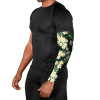 Hawaii Plumeria Tropical Leaves Arm Sleeves Monstera Calathea Palm Fronds LT01 - Polynesian Pride