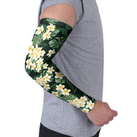 Hawaii Plumeria Tropical Leaves Arm Sleeves Monstera Calathea Palm Fronds LT01 - Polynesian Pride