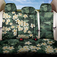Hawaii Plumeria Tropical Leaves Back Car Seat Cover Monstera Calathea Palm Fronds LT01 One Size Green - Polynesian Pride