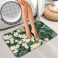 Hawaii Plumeria Tropical Leaves Bathroom Set Monstera Calathea Palm Fronds LT01 - Polynesian Pride