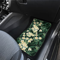 Hawaii Plumeria Tropical Leaves Car Mats Monstera Calathea Palm Fronds LT01 - Polynesian Pride