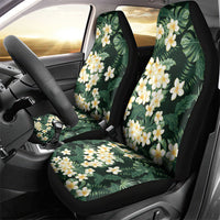 Hawaii Plumeria Tropical Leaves Car Seat Cover Monstera Calathea Palm Fronds LT01 - Polynesian Pride