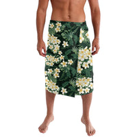 Hawaii Plumeria Tropical Leaves Lavalava Monstera Calathea Palm Fronds LT01 Green - Polynesian Pride