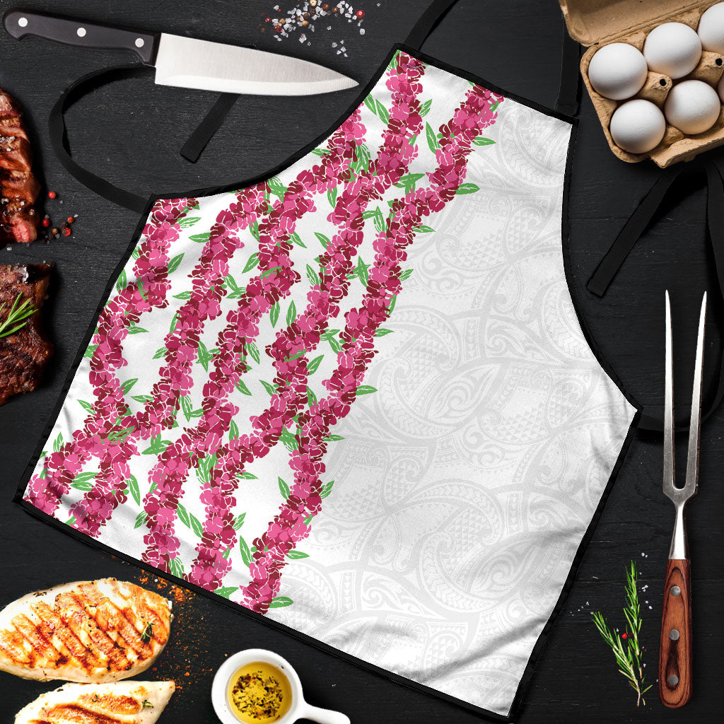 Hawaii Aalii Lei Apron Aalii Ku Makani LT01 White - Polynesian Pride