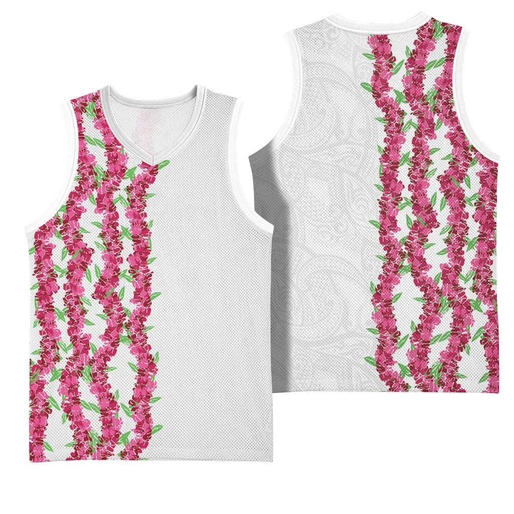 Hawaii Aalii Lei Basketball Jersey Aalii Ku Makani LT01 - Polynesian Pride