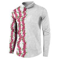 Hawaii Aalii Lei Button Sweatshirt Aalii Ku Makani LT01 - Polynesian Pride