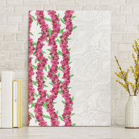 Hawaii Aalii Lei Canvas Wall Art Aalii Ku Makani LT01 Without Frame White - Polynesian Pride