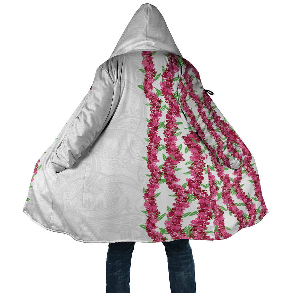 Hawaii Aalii Lei Cloak Aalii Ku Makani LT01 Unisex White - Polynesian Pride