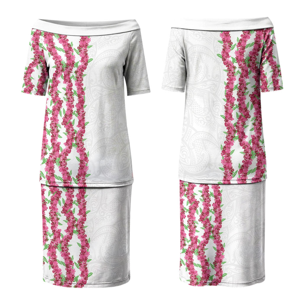 Hawaii Aalii Lei Couples Matching Puletasi and Hawaiian Shirt Aalii Ku Makani LT01 - Polynesian Pride