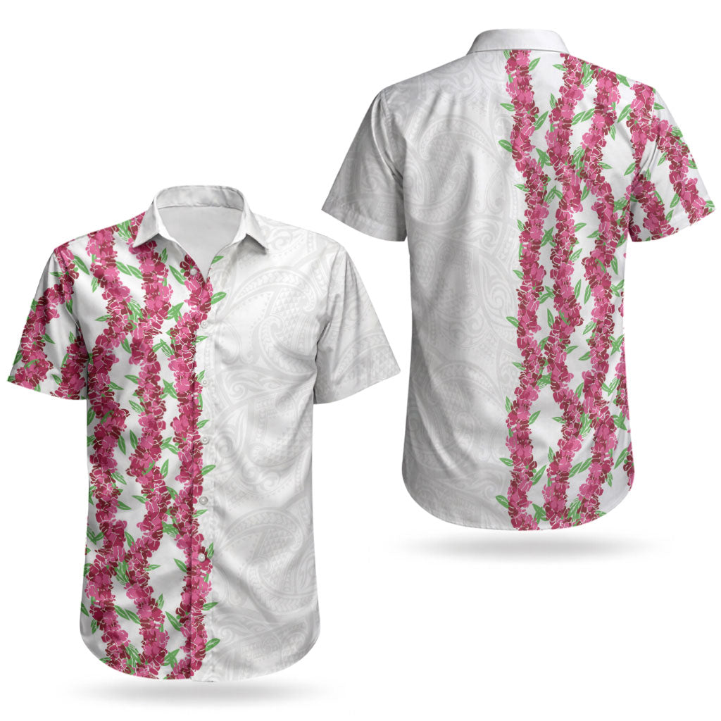 Hawaii Aalii Lei Couples Matching Summer Maxi Dress and Hawaiian Shirt Aalii Ku Makani LT01 - Polynesian Pride