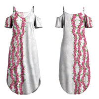 Hawaii Aalii Lei Couples Matching Summer Maxi Dress and Hawaiian Shirt Aalii Ku Makani LT01 - Polynesian Pride