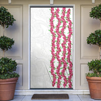 Hawaii Aalii Lei Door Cover Aalii Ku Makani LT01 White - Polynesian Pride