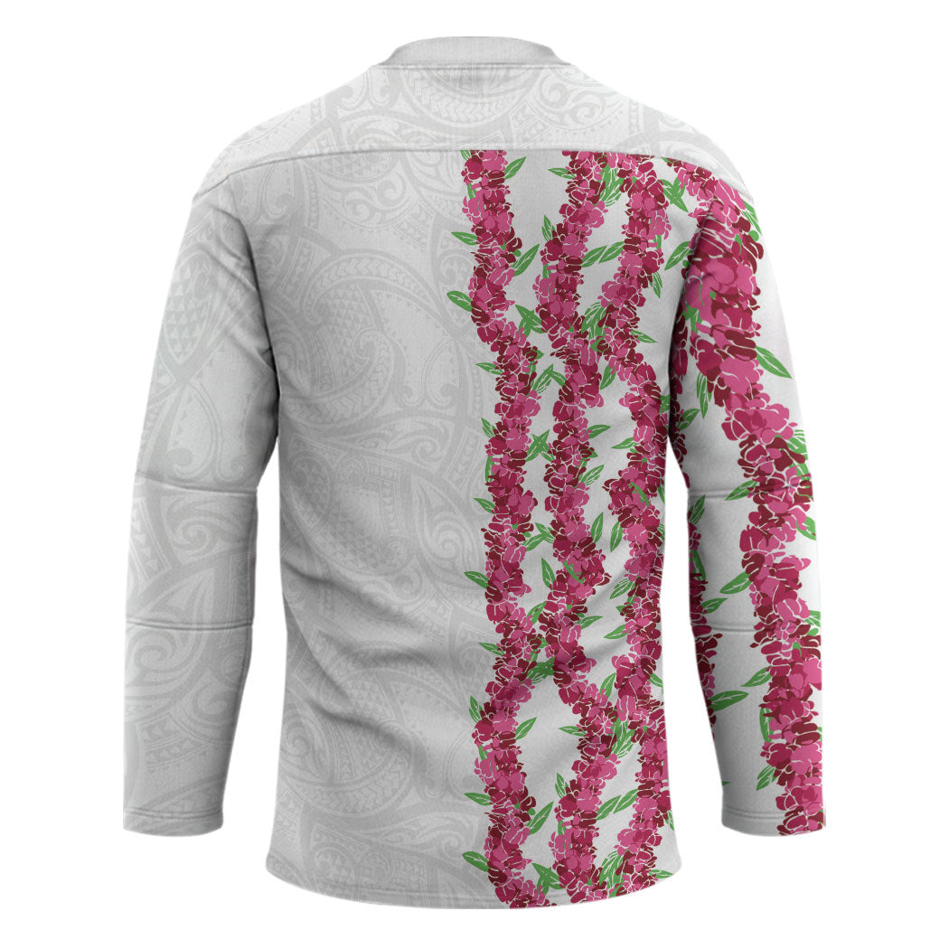 Hawaii Aalii Lei Hockey Jersey Aalii Ku Makani LT01 - Polynesian Pride