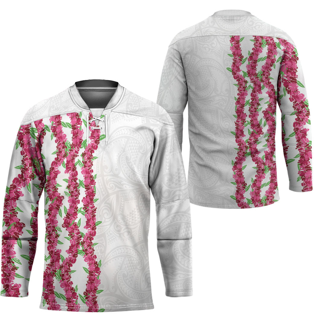 Hawaii Aalii Lei Hockey Jersey Aalii Ku Makani LT01 - Polynesian Pride
