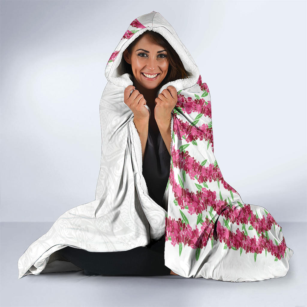 Hawaii Aalii Lei Hooded Blanket Aalii Ku Makani LT01 - Polynesian Pride