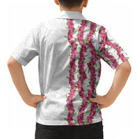 Hawaii Aalii Lei Kid Hawaiian Shirt Aalii Ku Makani LT01 - Polynesian Pride