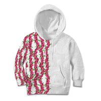 Hawaii Aalii Lei Kid Hoodie Aalii Ku Makani LT01 Hoodie White - Polynesian Pride