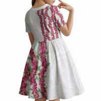 Hawaii Aalii Lei Kid Short Sleeve Dress Aalii Ku Makani LT01 - Polynesian Pride