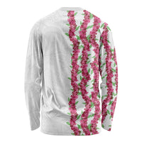 Hawaii Aalii Lei Long Sleeve Shirt Aalii Ku Makani LT01 - Polynesian Pride