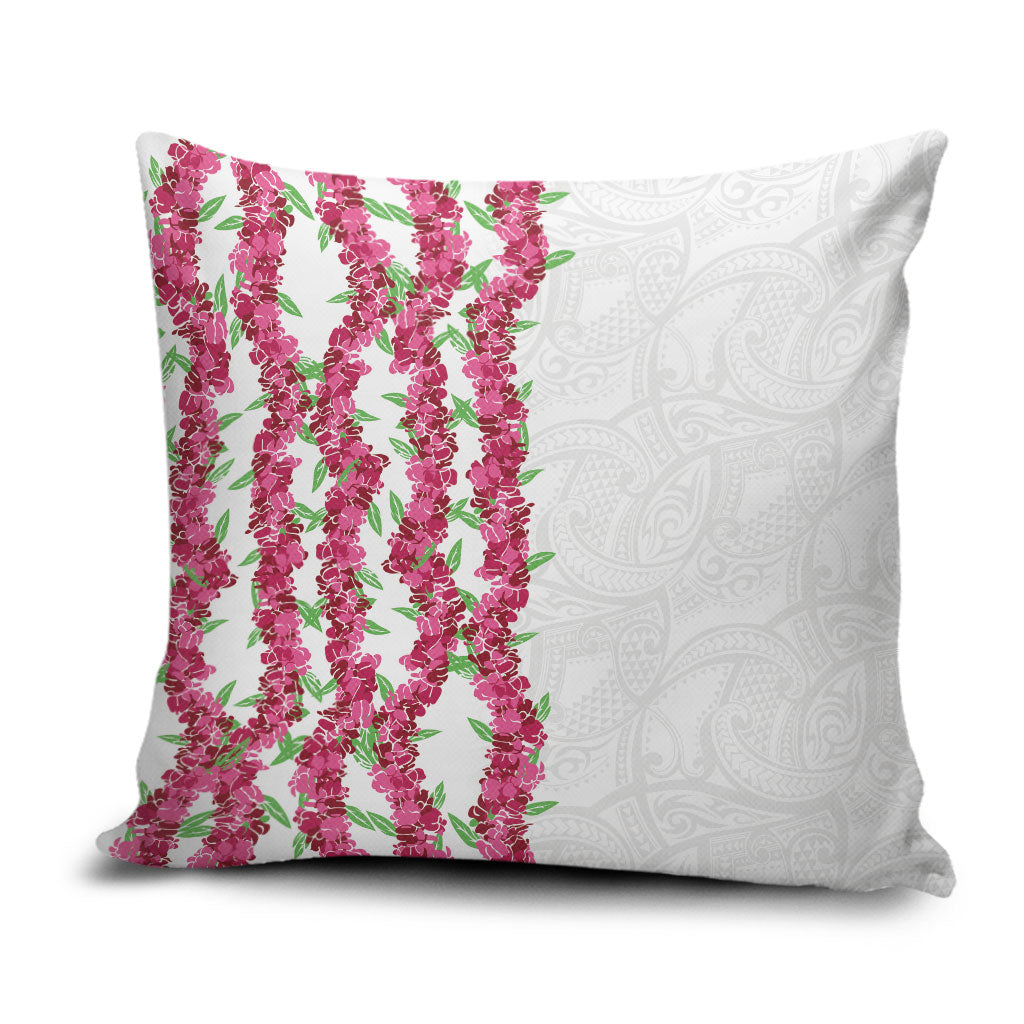 Hawaii Aalii Lei Pillow Cover Aalii Ku Makani LT01 White - Polynesian Pride