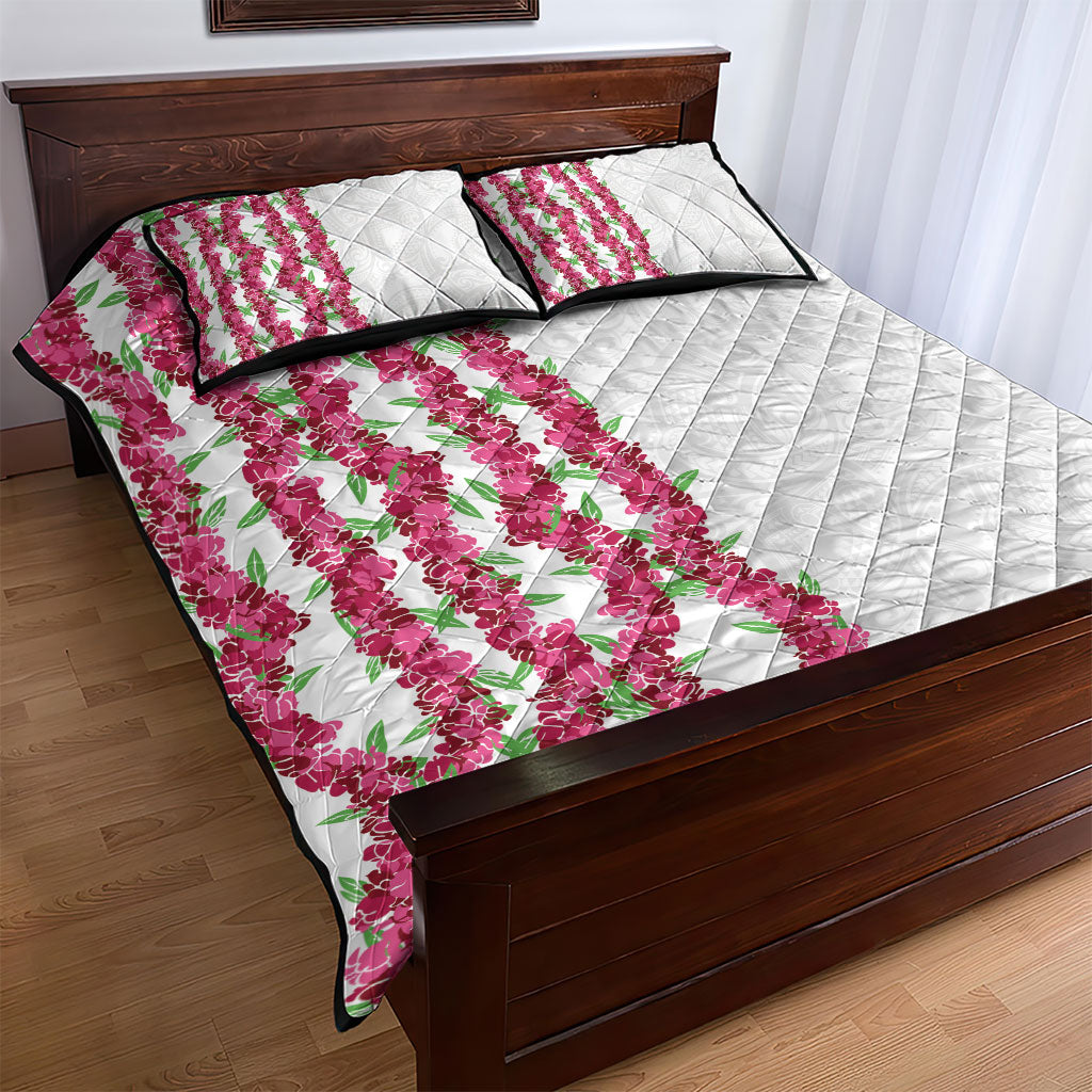 Hawaii Aalii Lei Quilt Bed Set Aalii Ku Makani LT01 - Polynesian Pride