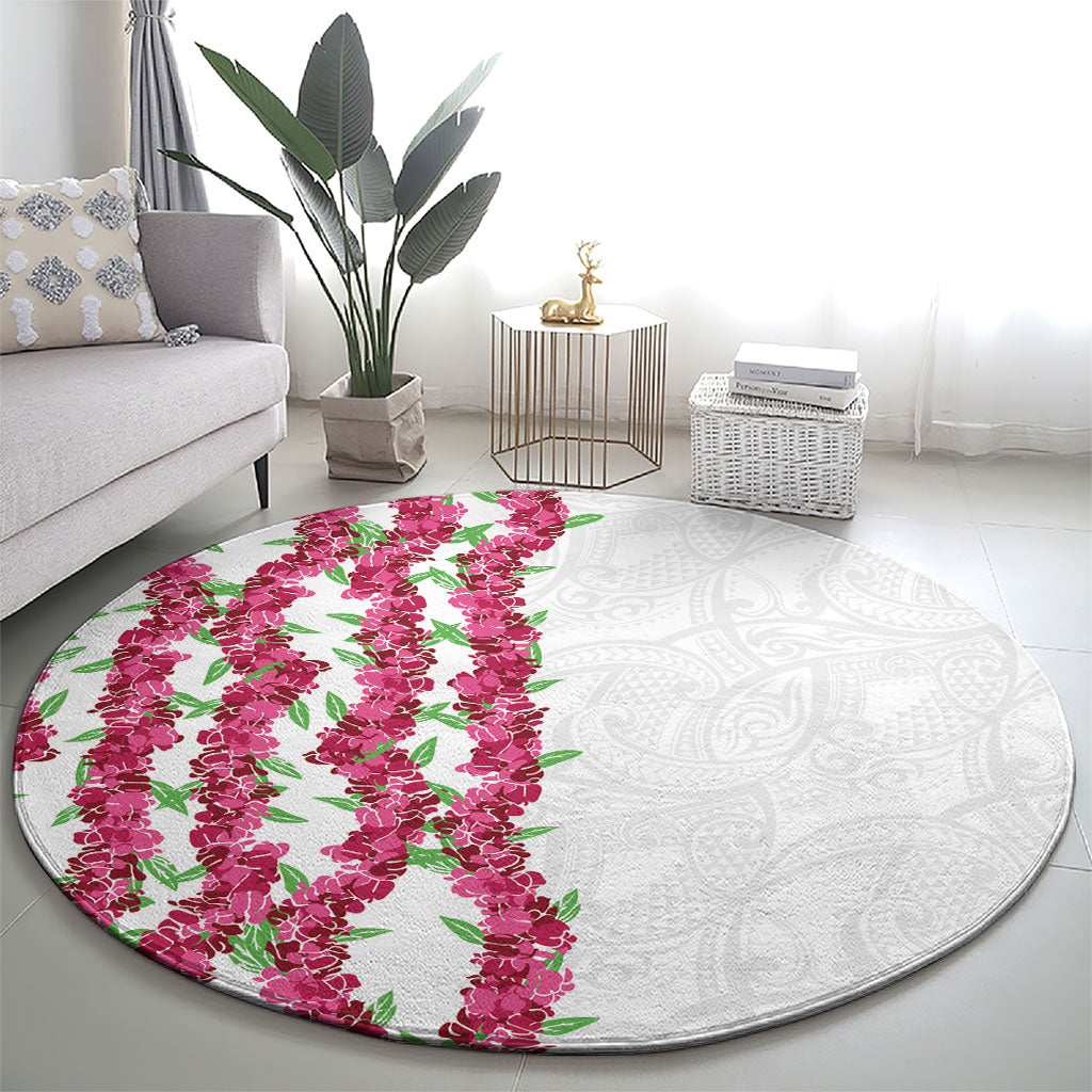 Hawaii Aalii Lei Round Carpet Aalii Ku Makani LT01 - Polynesian Pride