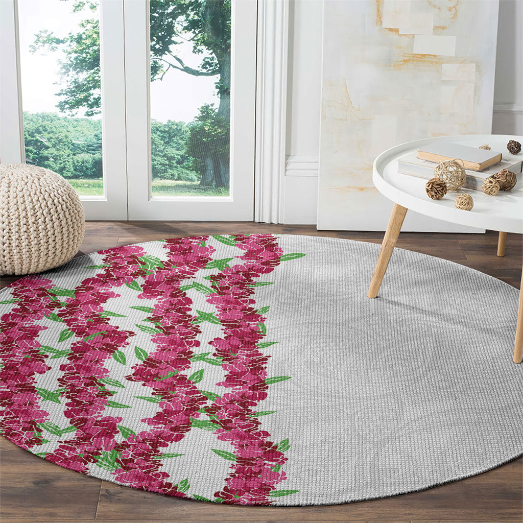 Hawaii Aalii Lei Round Carpet Aalii Ku Makani LT01 - Polynesian Pride
