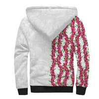 Hawaii Aalii Lei Sherpa Hoodie Aalii Ku Makani LT01 - Polynesian Pride