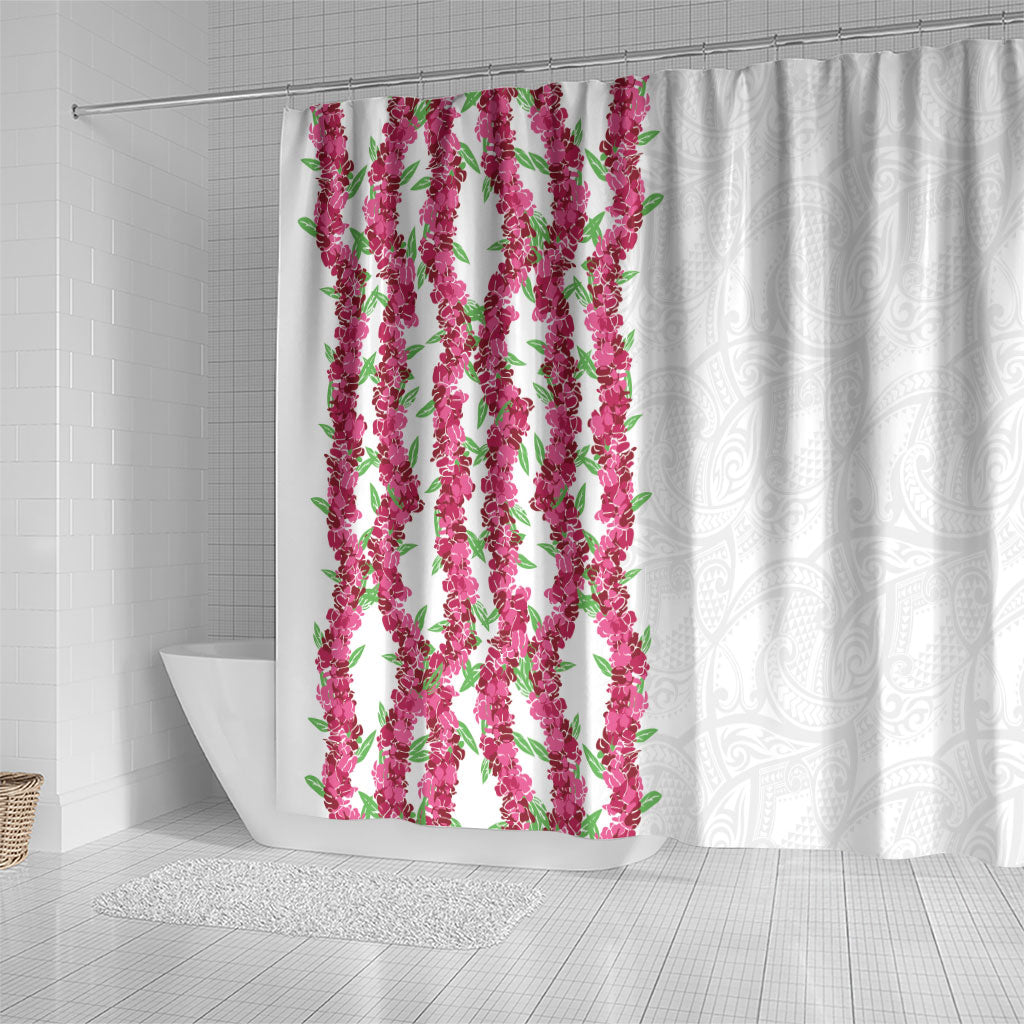 Hawaii Aalii Lei Shower Curtain Aalii Ku Makani LT01 - Polynesian Pride