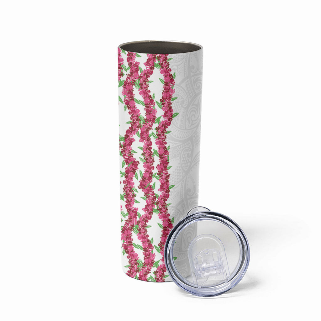 Hawaii Aalii Lei Skinny Tumbler Aalii Ku Makani LT01 - Polynesian Pride