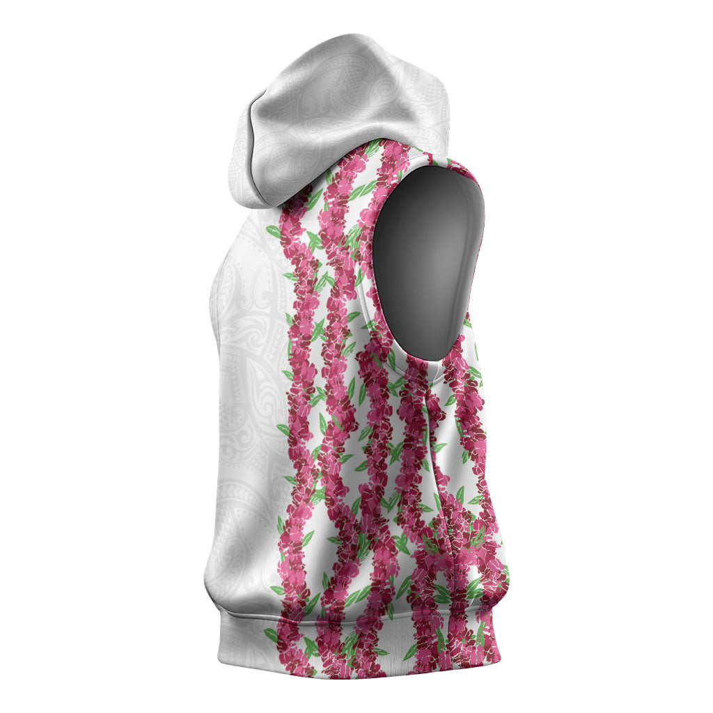 Hawaii Aalii Lei Sleeveless Hoodie Aalii Ku Makani LT01 - Polynesian Pride