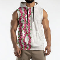 Hawaii Aalii Lei Sleeveless Hoodie Aalii Ku Makani LT01 - Polynesian Pride