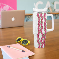 Hawaii Aalii Lei Tumbler With Handle Aalii Ku Makani LT01 - Polynesian Pride