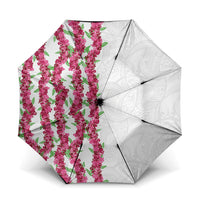 Hawaii Aalii Lei Umbrella Aalii Ku Makani LT01 One Size Folded 11.42 inch Opened Diameter 37.4 inch White - Polynesian Pride