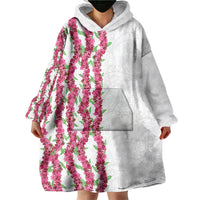 Hawaii Aalii Lei Wearable Blanket Hoodie Aalii Ku Makani LT01 - Polynesian Pride