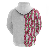 Hawaii Aalii Lei Zip Hoodie Aalii Ku Makani LT01 - Polynesian Pride