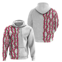 Hawaii Aalii Lei Zip Hoodie Aalii Ku Makani LT01 - Polynesian Pride