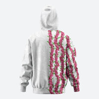 Hawaii Aalii Lei Zip Hoodie Aalii Ku Makani LT01 - Polynesian Pride